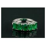 10k White Gold 3.02ct Emerald Ring CRV$1695
