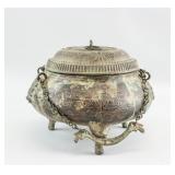China Archaistic Style Bronze Beast Tripod Censer