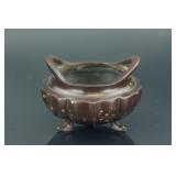 Chinese Bronze Censer Qing Mark