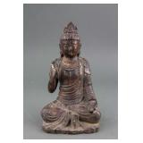Chinese Ming Style Gilt Bronze Buddha Statue