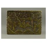 Chinese Cinnabar Lacquer Square Box
