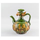 Chinese Jin Style Pottery Bird Head Wine Pot