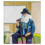 P. CATOAL Canadian Portrait of Seated Man 1979