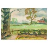 WINSTON CHURCHILL British 1874-1965 OOB Landscape