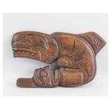 H.WMS Canadian Northwest Coast Haida Wood Carving