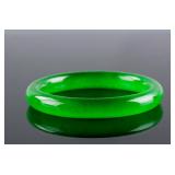 Burma Emerald Green Jadeite Bangle Certified A