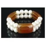 Pearl and Cameo Bracelet Retail $210