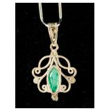 0.50ct Emerald Pendant CRV $1000