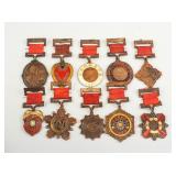 Ten Assorted Chinese Medals