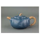 Chinese Blue Zisha Teapot Attributed Gu Jingzhou