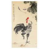 WANG XUETAO 1903-1982 Watercolour on Paper Scroll