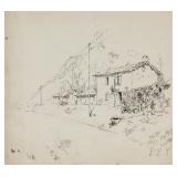 JULES PAGES American 1833-1910 Ink on Paper