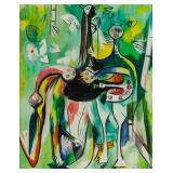 WIFREDO LAM Cuban 1902-1982 Gouache on Paper