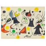 JOAN MIRO Spanish 1893-1983 Gouache on Paper