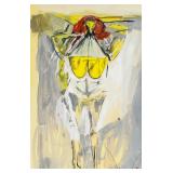 WILLEM DE KOONING Dutch 1904-1997 Acrylic on Paper
