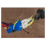 MANABU MABE Japanese-Brazilian 1924-1997 Oil/Paper