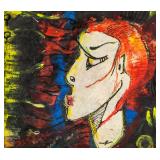 JOSEF SCHARL German 1896-1954 OOC Portrait