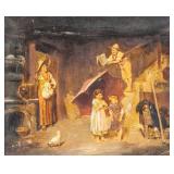 LUIGI SCAFFAI Italian 1837-1899 OOC Mother & Child