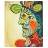 PABLO PICASSO Spanish 1881-1973 Oil Portrait