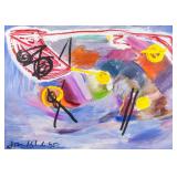 JOHN HOYLAND British 1934-2011 OOC dated 1995