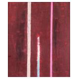 BARNETT NEWMAN US 1905-1970 Oil on Canvas Abstract