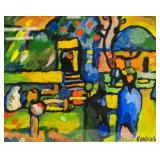 WASSILY KANDINSKY Russian 1866-1944 Mixed Media