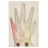 MAN RAY US 1890-1976 Mixed Media on Paper