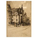 FEATHERSTONE ROBSON British 1880-1936 Etching