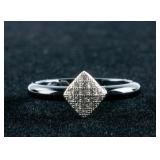 Agate & Cubic Zircon Head Ring Rv $100