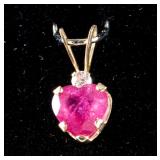 1.15ct Ruby Pendant CRV $250