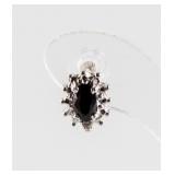 0.6ct Sapphire & 0.01ct Diamond Earrings CRV $1200