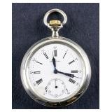 Longines EFC Silver Case Pocket Watch Working