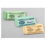 Set of 1953 Chinese Cents Banknotes 60 PC New