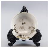 1750s Chinese Nanking Cargo Porcelain Bowl w/ Tag