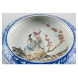 Qing Blue & White Inside Porcelain Waterpot