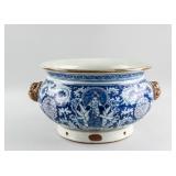 Chinese Blue & White Porcelain Basin Yongzheng MK