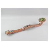 Chinese Copper Red Porcelain Scepter Yongzheng Mk