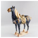 Chinese Tang Sancai Style Pottery Horse