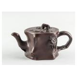 Fine Chinese Plum-blossom Zisha Teapot Signed