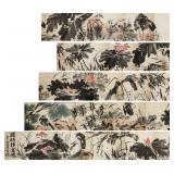 LI KUCHAN Chinese 1898-1983 Watercolor Hand Scroll