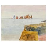 WINIFRED NICHOLSON UK 1893-1981 WC French Crabbers