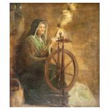 Artist Signed Canadian Oil on Canvas Portrait