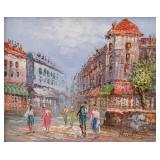 JOHN POWELL Canadian 1854-1932 OOC Street Scene