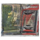 WILLEM DE KOONING Dutch 1904-1997 Oil on Board