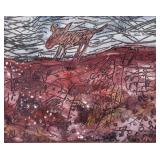 JEAN DUBUFFET French 1901-1985 Oil on Paper
