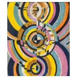 SONIA DELAUNAY French 1885-1979 OOC Abstract