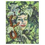 Oil on Canvas Russian 19th/29th Century Eve