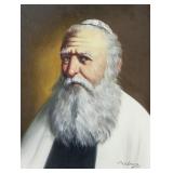 BOLLAM European Oil on Canvas Man Portrait