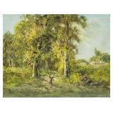 ROLLET Artist Signed European Oil on Canvas