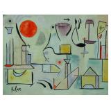 PAUL KLEE Swiss 1879-1940 Mixed Media on Paper
